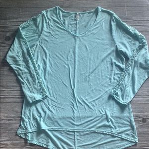 Vanity Sequin Sleeve Shirt